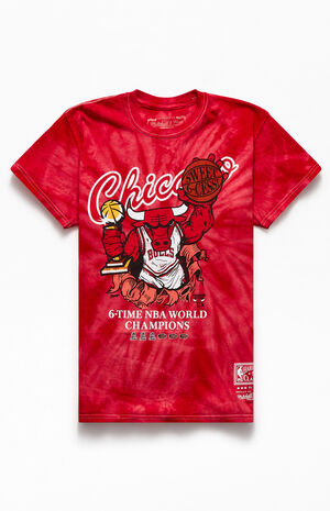 Tie-Dyed Chicago Bulls Finals T-Shirt image number 1
