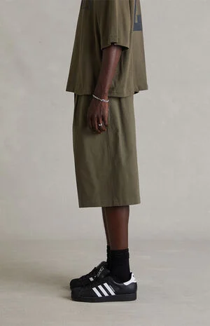 Moss Relaxed Drawstring Shorts image number 3
