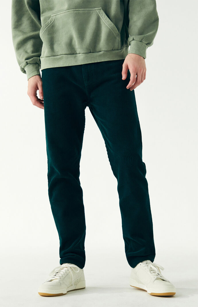 green corduroy pants mens