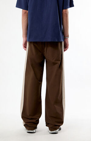 Brown Brodie Baggy Track Pants image number 4
