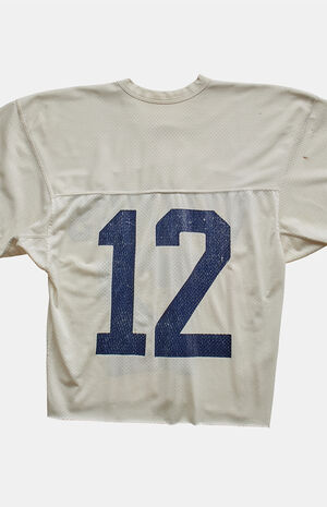 '90s Vikings Jersey V-neck Cropped Graphic Top image number 4