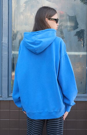 Electric Blue Christy Oversized Hoodie image number 3