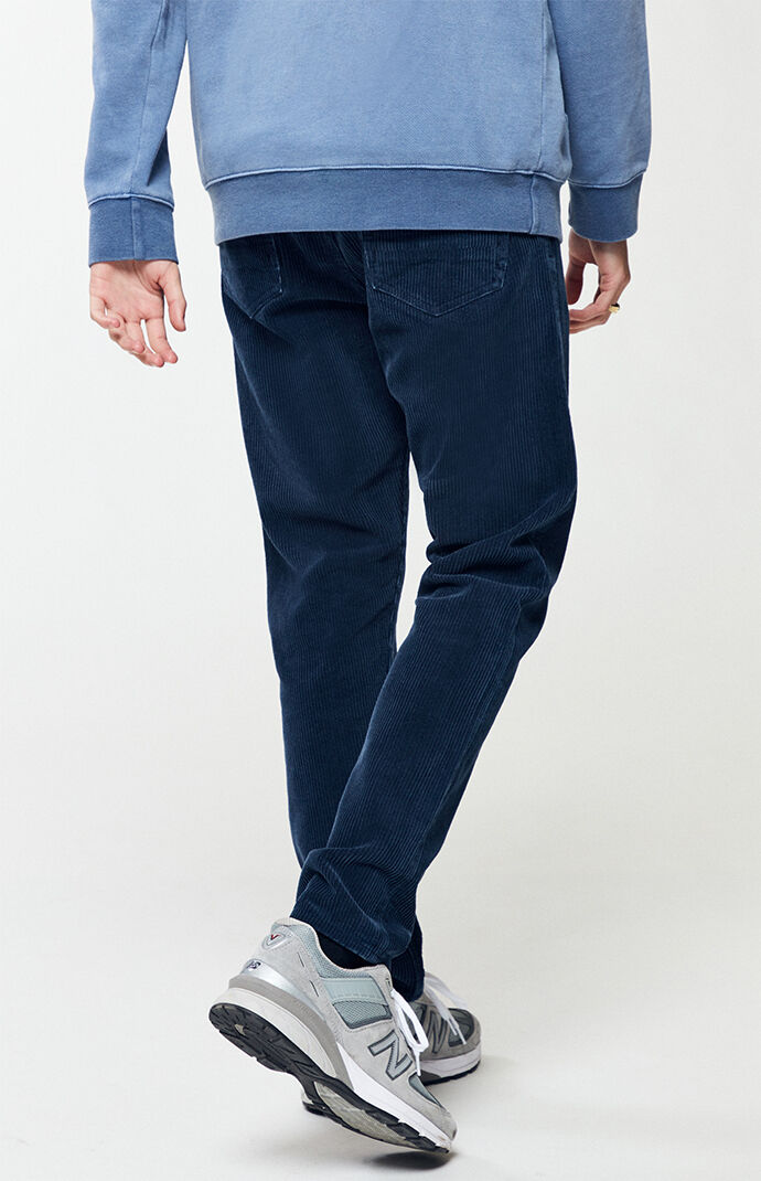 navy blue corduroy pants