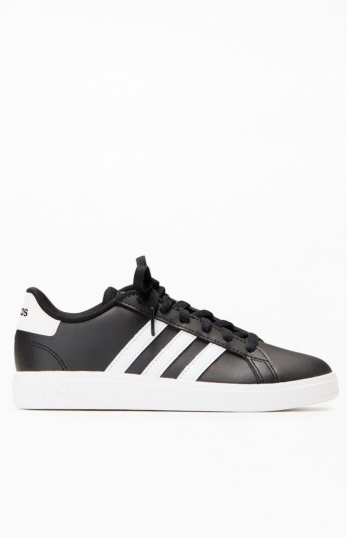 adidas Kids Black Grand Court 2.0 Shoes