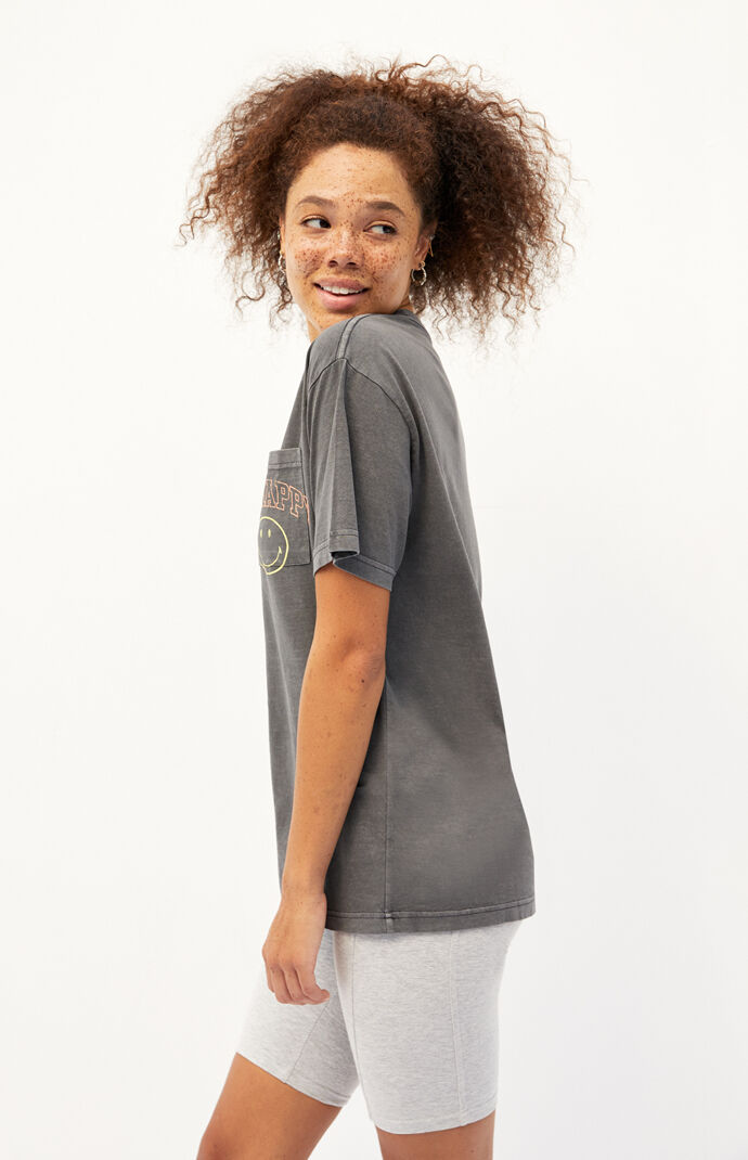 Smiley Happy Pocket T-Shirt