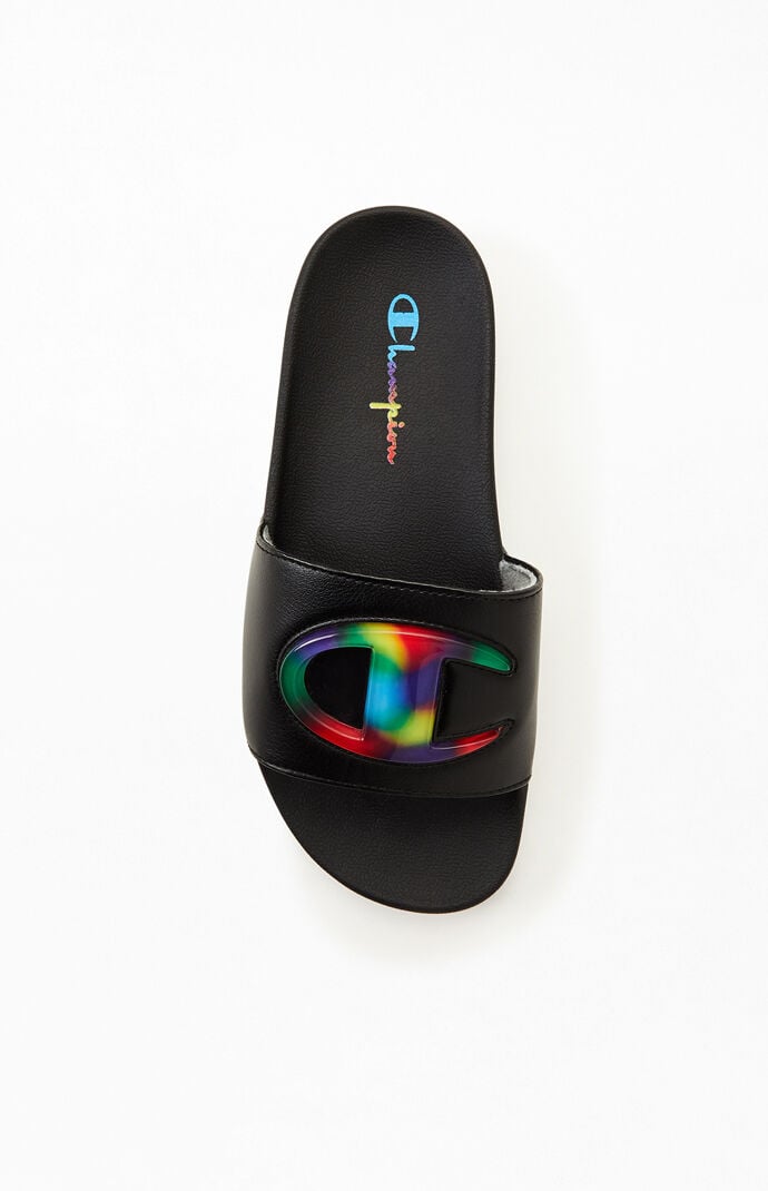 Champion multicolor slides sales