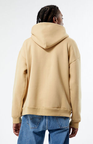 Tan Solid Hoodie image number 4