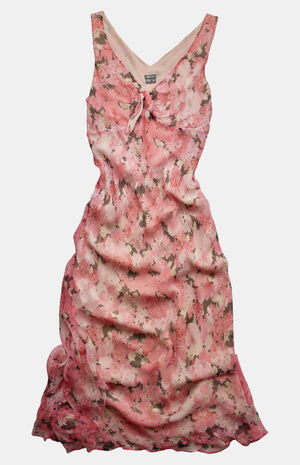 2000s Floral Midi Dress image number 1