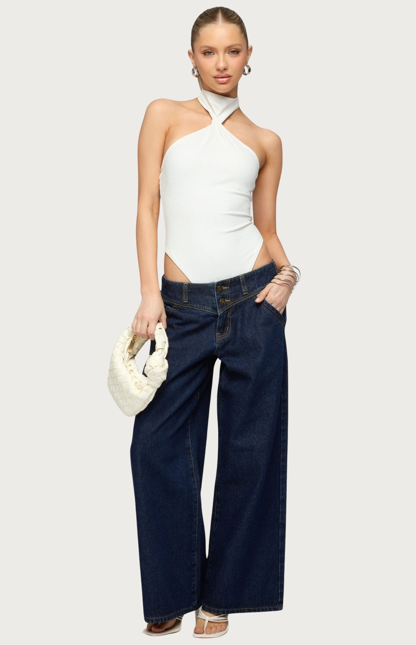 Edikted Jimana Halter Neck Bodysuit