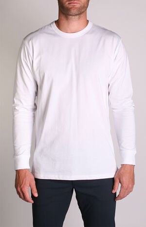 White Density Premium Long Sleeve T-Shirt