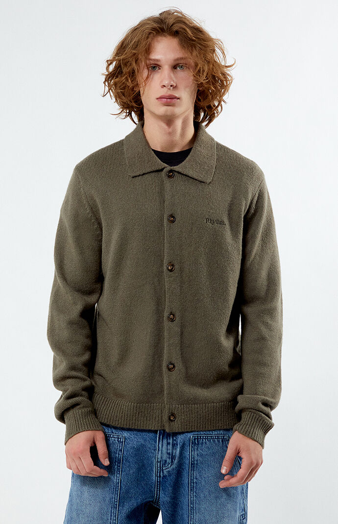 Button up knit sweater clearance