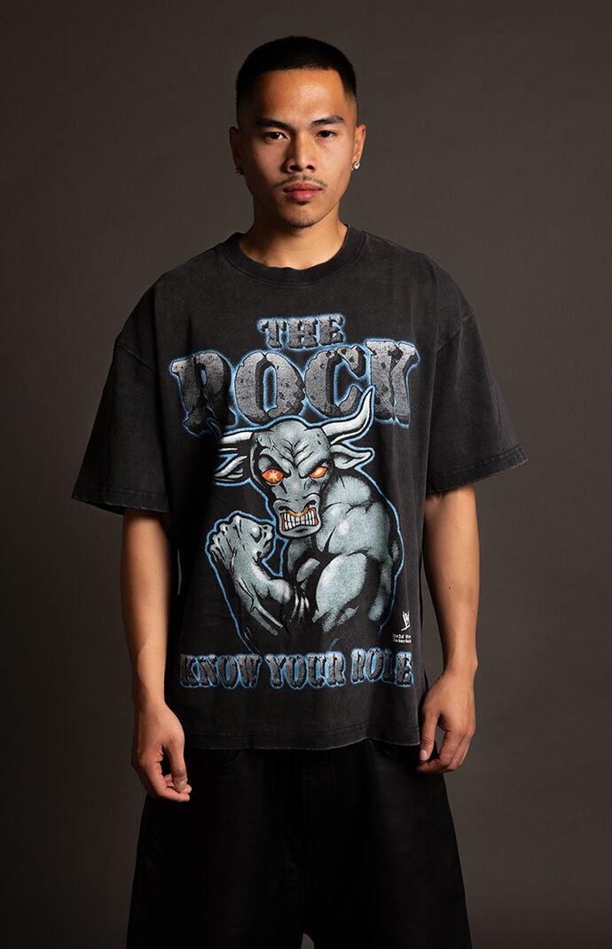 PacSun WWE WrestleMania The Rock Name T-Shirt