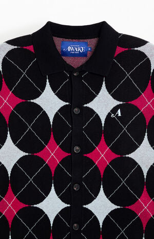 Argyle Knit Cardigan image number 2