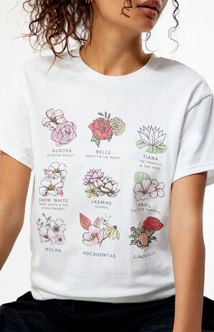 Disney Princess Florals T-Shirt image number 2