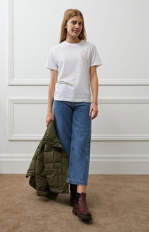 Eco Medium Blue Baggy Jeans image number 1