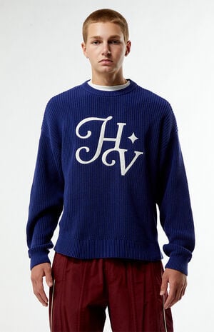 Hudson Ribbed Knit Crew Neck Sweater image number 1