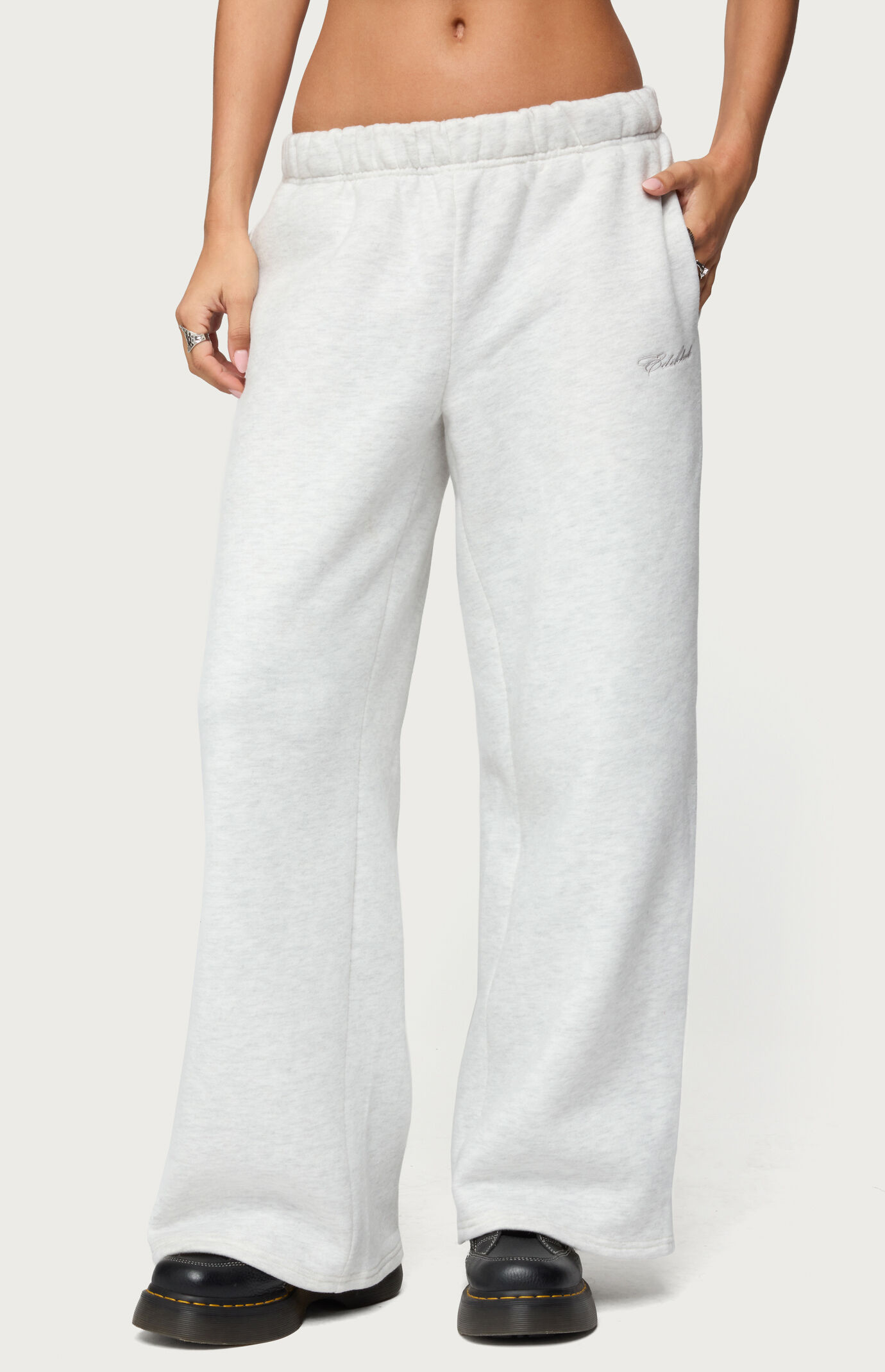 Edikted Basic Girl Wide Leg Edikted Sweatpants