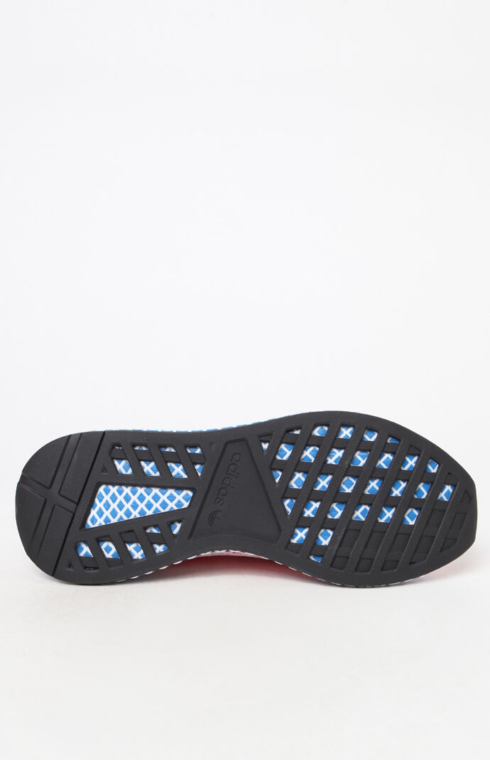 Adidas women's red deerupt runner sneakers outlet