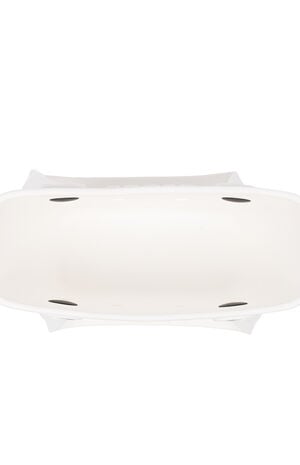 White Micro Classic Tote Bag image number 6