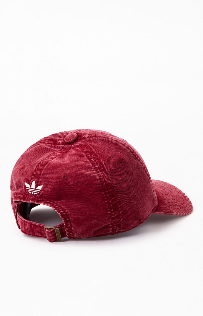 Red Vintage Strapback Dad Hat