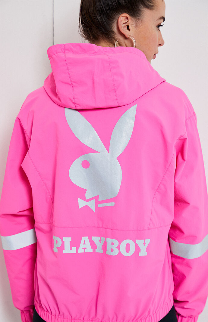 Playboy By Pacsun Apres Ski Bunny Windbreaker Jacket Pacsun