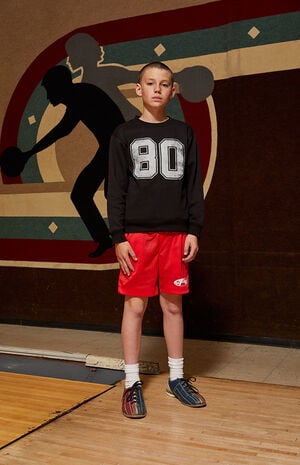 Club Pac Red Mesh Soccer Shorts