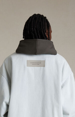 Light Wash Denim Filled Shacket image number 4