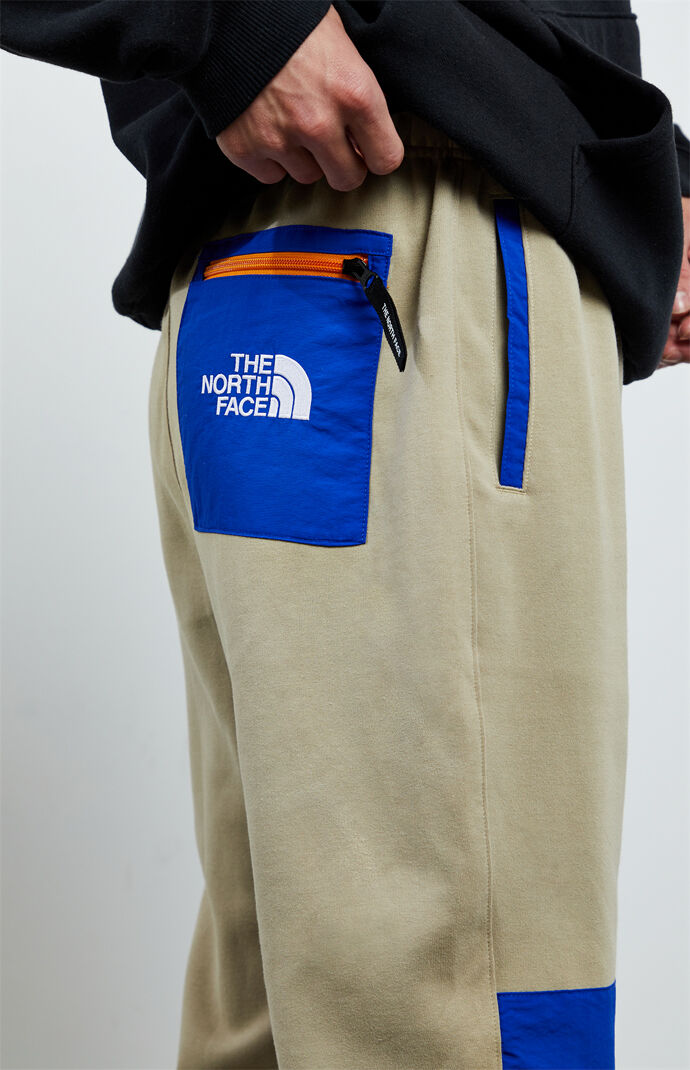 the north face mixed panel sweatpants