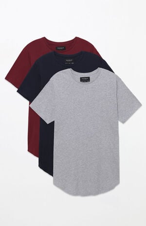 Three Pack Scallop T-Shirts Three Pack Scallop T-Shirts image number null