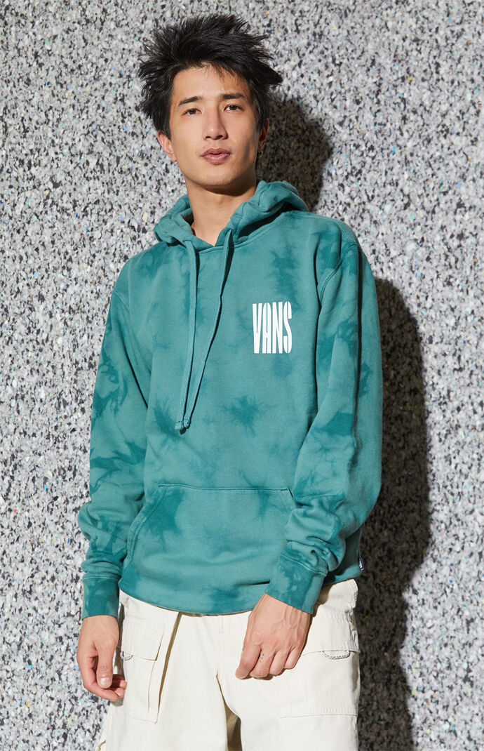 vans blue tie dye hoodie