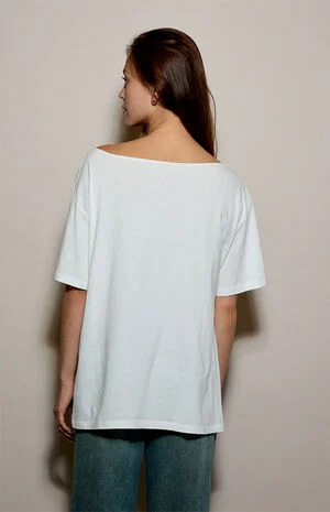 Hidden Hills Off-The-Shoulder Oversized T-Shirt image number 4