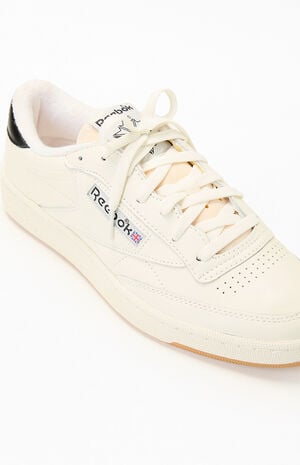 Off White & Black Club C 85 Vintage Shoes image number 6