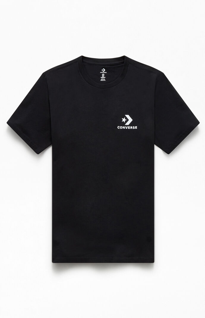 Black Left Chest Star Chevron T-Shirt