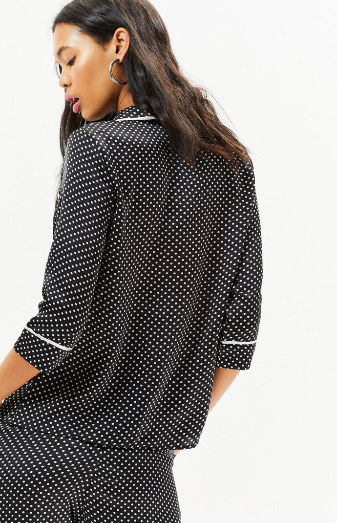 Pisa Contrast Button Blouse
