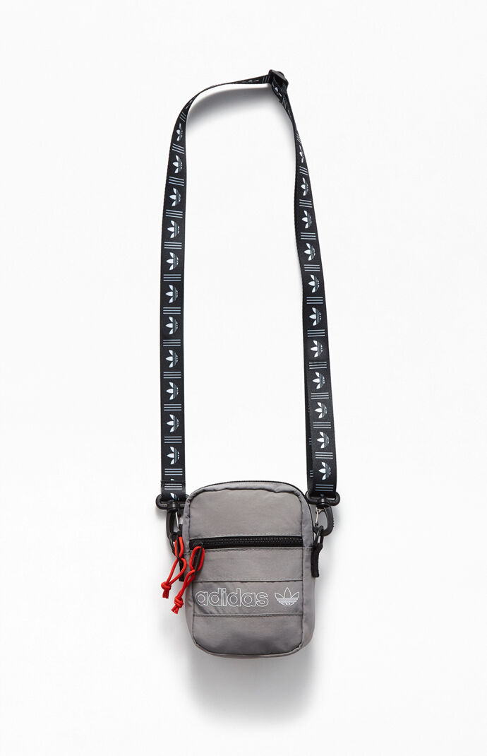 adidas Gray Festival Crossbody Bag | PacSun