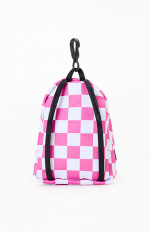 Kids Micro Old Skool Checkerboard Backpack Bag Charm image number 2
