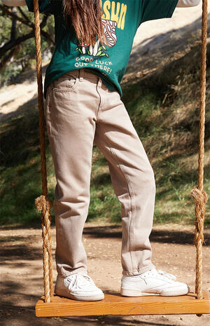 Chocolate Wide Leg Jeans image number 3