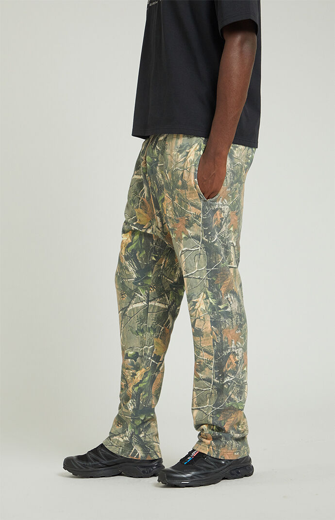 PacSun Camo Straight Leg Sweatpants PacSun