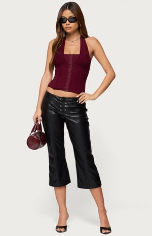 Rosalina Mesh Halter Corset image number 5