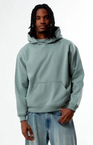 Green Solid Hoodie