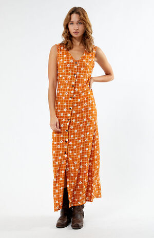 Button Front Maxi Dress image number 3