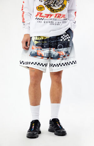 Prism Racing Checkered Mesh Shorts image number 2