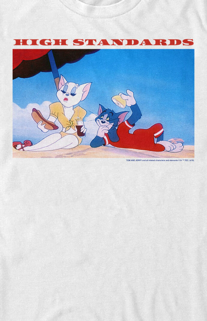 Tom And Jerry Beach Standards T-Shirt