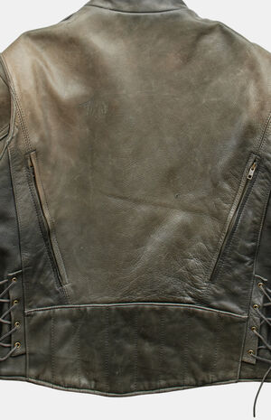 90s Leather Moto Jacket image number 2