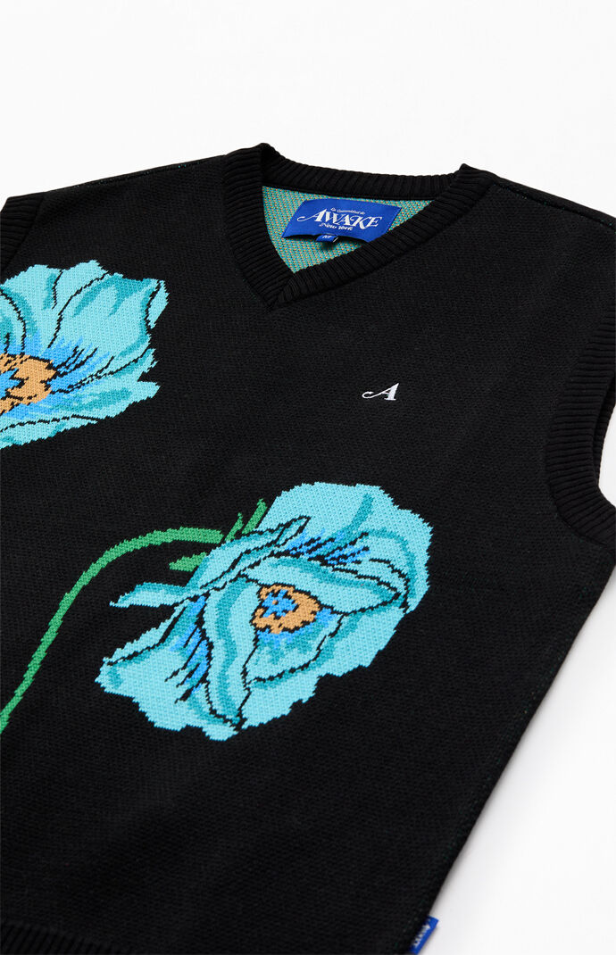 Awake NY Floral Sweater Vest | Pacsun