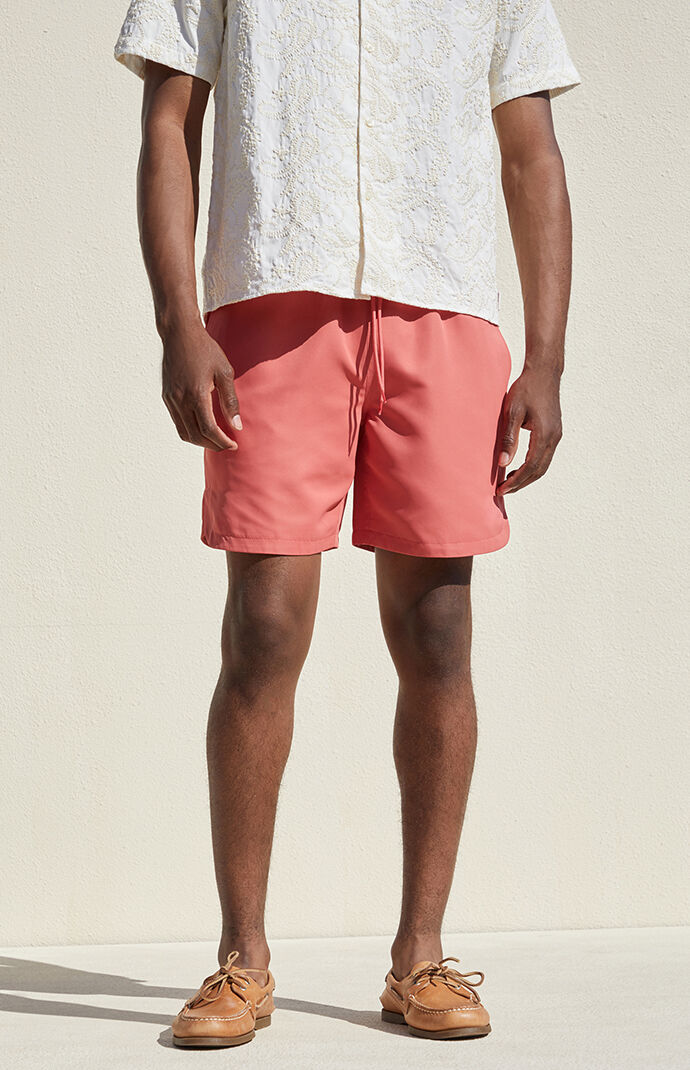 Red volley outlet shorts