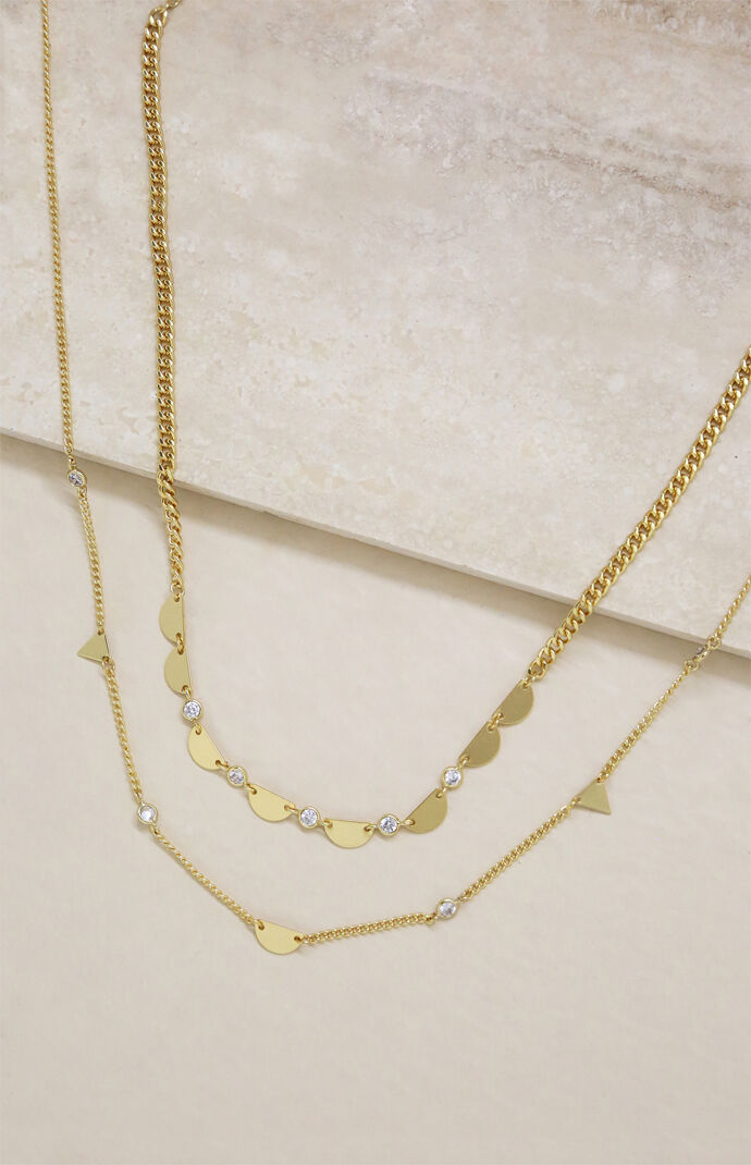 Forma Crystal Tiered Necklace