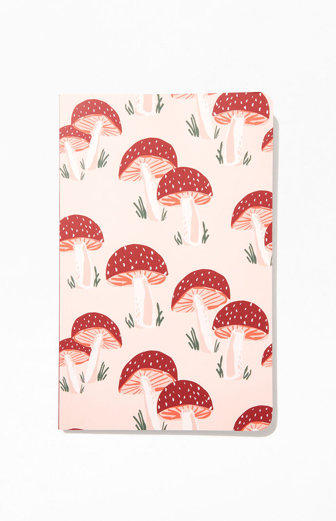 Peach Mushroom Notebook