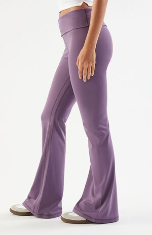 PAC WHISPER Active Fold-Over Waistband Flare Yoga Pants image number 5