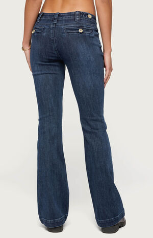 Roccio Low Rise Bootcut Jeans image number 3